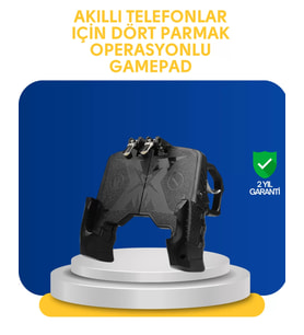 Northcity Dört Parmak Mobil Gamepad - Reflex Oyunlarında Artan Kontrol ve Ergonomik Tasarım