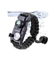 Out-4300 Paracord Hayatta Kalma Bilekliği Siyah