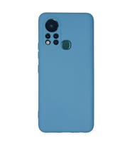 İnfinix Hot 11s Kılıf Nano İçi Kadife Silikon - Mavi