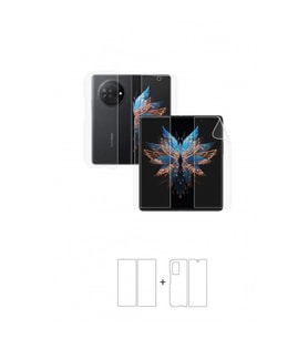 Tecno Phantom V Fold Ön, Arka ve Yan 360 Derece Tam Kaplama Poliüretan Film
