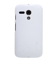 Nillkin Moto G ile Uyumlu Super Frosted Sert Kılıf Beyaz