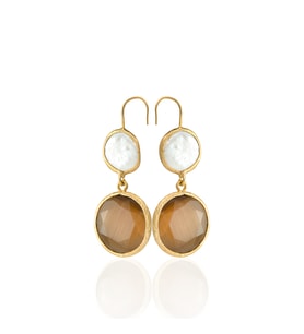 Kadir Jewellery 22 Ayar Altın Kaplama Kadın İnci Küpe -El İşçiliği Ve Hipoalerjenik Küpe