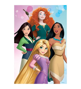 Prime 3D Disney Prensesler Puzzle 200 Parça 33357