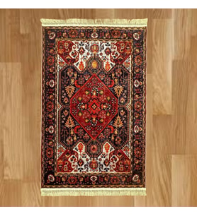Madalyonlu Etnik Desenli 120 x 180 CM Dijital Baskı Halı