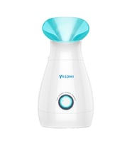 Yasomi NV8318 Aromaterapi 3ü1 arada Havlu Isıtıcı Cilt Nemlendirici ve Yüz Buharı Cihazı (Mavi)