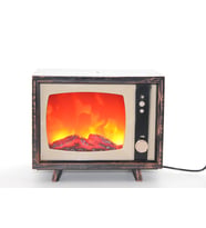 Tv Tasarımlı Ledli Şömine Lamba