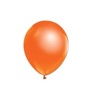 Metalik  Balon 12 İnç Baskısız (100 Adet)  Turuncu