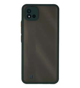 Realme C11 2021 Kılıf Montreal Silikon Kapak - Yeşil