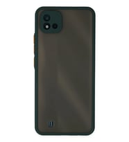 Realme C11 2021 Kılıf Montreal Silikon Kapak - Yeşil