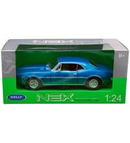 Welly 1:24 1967 Pontiac Firebird Mavi Model Metal Araba