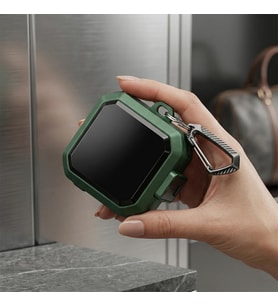 Samsung Galaxy Buds 4 Pro Kılıf Güvenlik Kilitli Military Tank Yeşil