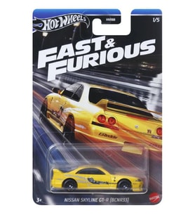 Hot Wheels - Nissan Skyline GT-R (BCNR33) (1/64) Fast and Furious