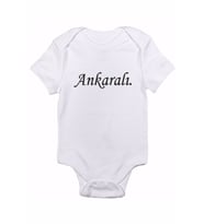 Ankaralı Baskılı Bebek Body Zıbın