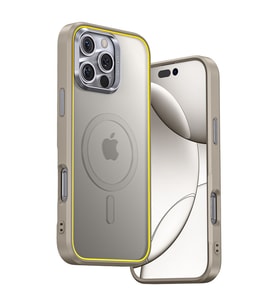 Aohi The Future Iphone 16 Pro Max Kılıfı, Magsafe Uyumlu Telefon Kılıfı, Desert Titanium