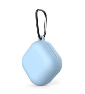 Microsonic Samsung Galaxy Buds 2 Mat Silikon Kılıf Bebe Mavisi (Açık Mavi)