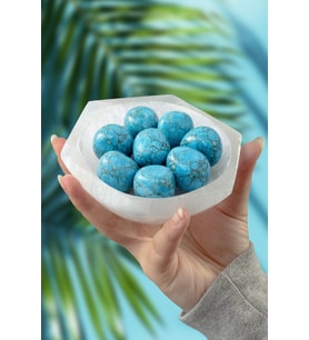Turkuaz Taşı Tamburlanmış Kütle - 100 Gram