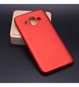 Samsung Galaxy J7 Duo Uyumlu Kılıf Zore Premier Silikon Kapak (Mürdüm)