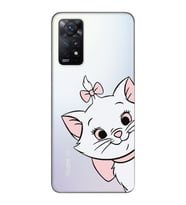Redmi Note 11 Pro Uyumlu Marie Kedicik Desenli Şeffaf Telefon Kılıfı