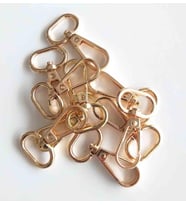 Angel Çanta Aksesuar 10Lu Light Gold Renk 2 Cm Kanca