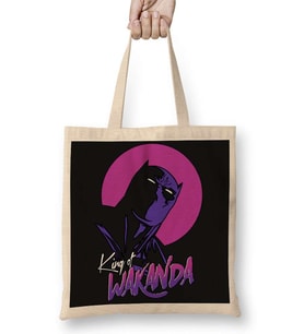 King Of Wakanda Bez Çanta Uzun Saplı