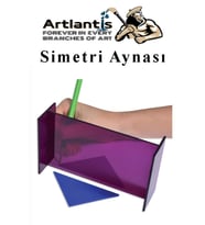 Simetri Aynası 1 Adet Ayna Yansıma Matematik Sınıf Ders Materyali (Çok Renkli)