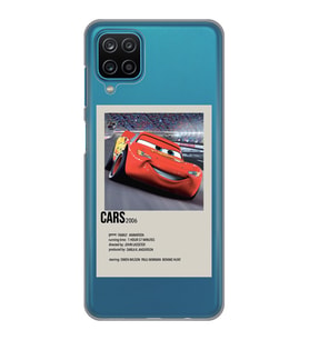 Samsung Galaxy A22/M22/M32 Uyumlu Cars Mcqueen Desenli Şeffaf Telefon Kılıfı