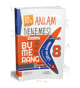 Günay Yayıncılık Günay Anlam Denemesi Bumerang 10 Lu (Çok Renkli)