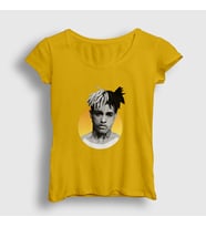 Presmono Kadın Sarı Sun XXXTentacion T-Shirt 48980tt (Sarı)