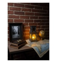 3D Dekoratif Osmanlı Dönemi Saray Kulesi Temalı Led Mumluk ve Biblo (Led Mum Hediyedir)