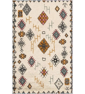 Eliana Home Baskılı, Yıkanabilir Kaymaz Taban Salon Halısı LNA1008 100x150 cm (Bej)