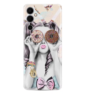 Tecno Pova Neo 2 Kılıf Resimli Desenli Baskılı Silikon Donut Girl 1408