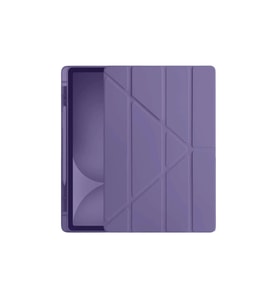 Apple İpad Pro 11 (2024) Kılıf Kalemlikli Hugo Tablet Kılıfı - Mor