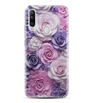 GM 20 Pro Kılıf HD Resim Baskılı Mor Güller StKd -029