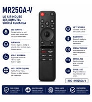 LG MR25GA-V Air Mouse Ses Komutlu Kumanda