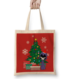 Cuphead Around The Christmas Tree Bez Çanta Uzun Saplı