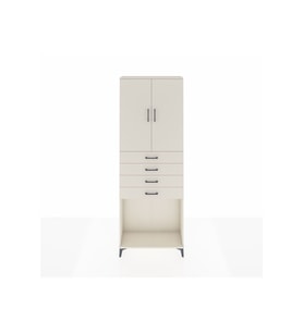 Arges Dolap 3 Raflı 4 Çekmeceli 2 Kapaklı 88x30x243 Aytaşı-Aytaşı