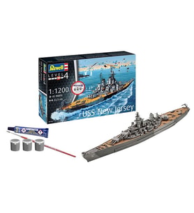 Revell Starter Kit Gemi Battleship USS New Jersey 75183