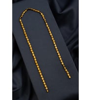 Hematit Doğal Taş Parlak Gold Silindir Kesim 4x6mm Dizi [AA]