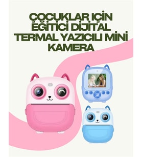 Anında Yazdıran Kamera – Çocuklara Uygun, Hafif ve Renkli