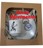 ÖĞRETMENLER GÜNÜ HEDİYESİ ATATÜRK BASKILI FİNCAN