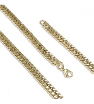 Erkek Balık Sırtı Çelik Erkek Kolye 1,6Mm X 4Mm (Altın)
