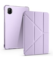 Honor Pad X7 8.7 Tablet Kılıf Kalem Bölmeli Standlı Uyku Modlu Lüx Smart Cover (Lila)
