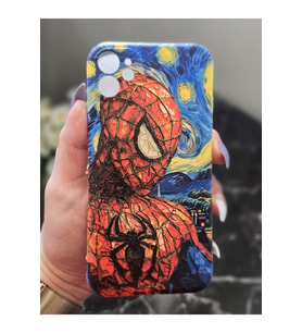 Iphone 11 Uyumlu Baskılı Şeffaf Telefon Kılıfı
