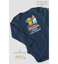 Güçlü bebekler sütle beslenir Uzun Kollu Çıtçıtlı Bebek Body
