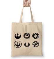 Jedi Star Wars Symbol Bez Çanta Uzun Saplı