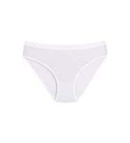 12 Adet Yıldız Bayan Bambu Bikini Külot Beyaz 3955