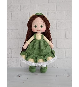 Limoni Merve Bebek Amigurumi Organik Oyuncak