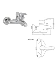 POLİSU GOLD MİX BANYO BATARYASI (Krom)