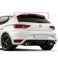 Seat Leon Mk3 2013 - 2019 Spoiler Piona Black Spoyler (abs,taiwan)