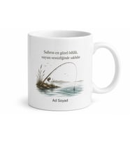 Balık Tutmayı Sevenlere Özel Kupa Bardak Balıkçı Hediye Mug